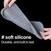 New Kitchen Tableware Tray Multifunctional Mat Rectangular Coaster Silicone Drain Tray Fruit and Vegetable Non Slip Storage Tray
