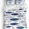 Tier Grün Fisch Bettbezug Bett Bettwäsche Set Für Doppel Zuhause Textil Steppdeckenbezug Kissenbezüge Schlafzimmer Bettwäsche Set (Kein Blatt)