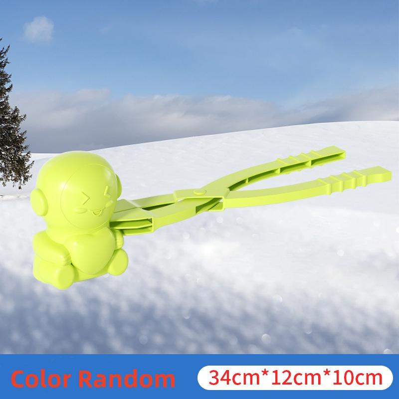 New Snow Toy Hot Selling Multiple Colors Snowball Clip Duckling Astronaut Mold Three Piece Set For Playing Snow Toy Clip