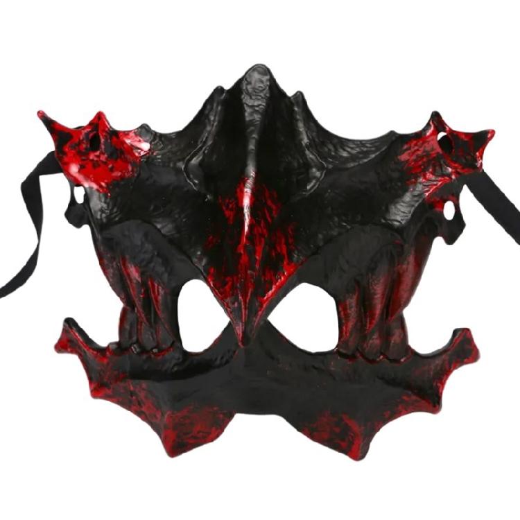 Halloween Mask Scary Mask Decorative Mask Dog Cosplay Mask Half Face Mask Anime Dragon Mask Party Decoration Mask