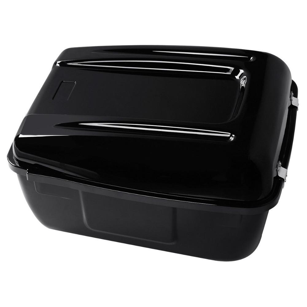 Motorcycle Police Trunk For Harley Electra Street Road King Glide FLHTP Rear Bag