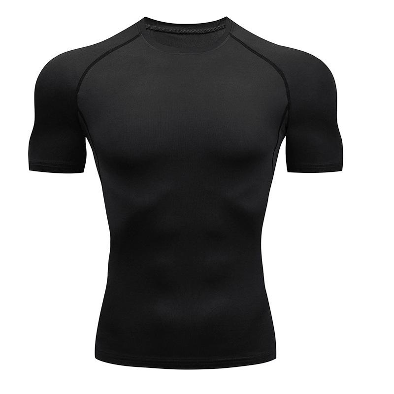 Men's Quick Dry Short Sleeve Compression Shirt for Sports & Fitness