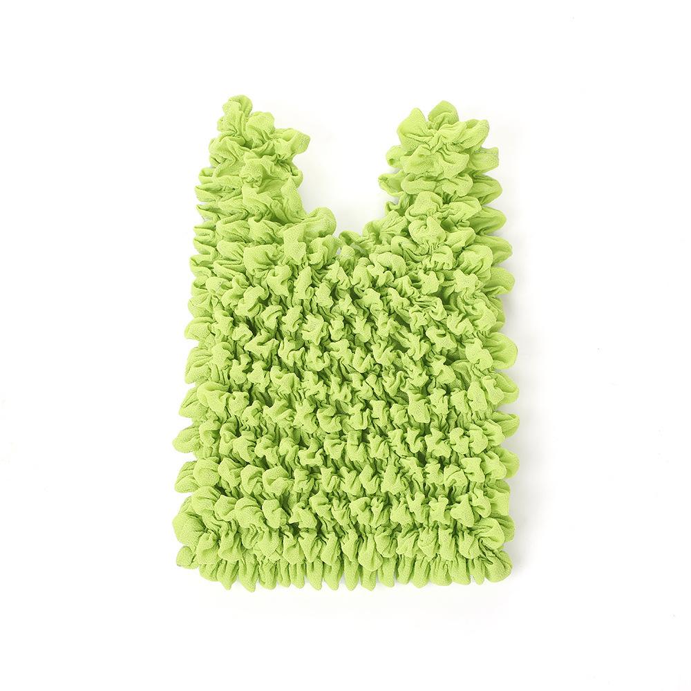 Eco-Friendly Retractable Tote: Large-Capacity Pleated Shopping Bag with High-Value Design