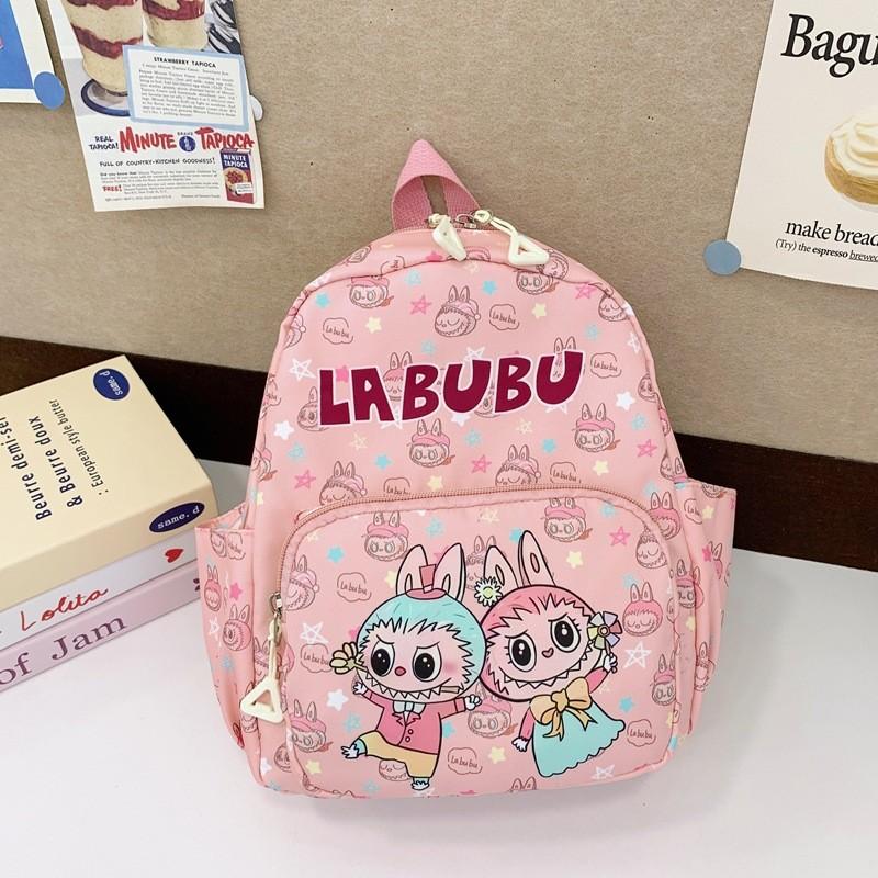 Stylish And Colorful Labubu Kids Backpack For School Featuring Fun Anime Patterns