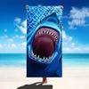 Shark-Inspired Beach Towel: Dive Into Adventure On the Sand! Suitable for Towels, Bath Towels, Beach Towels