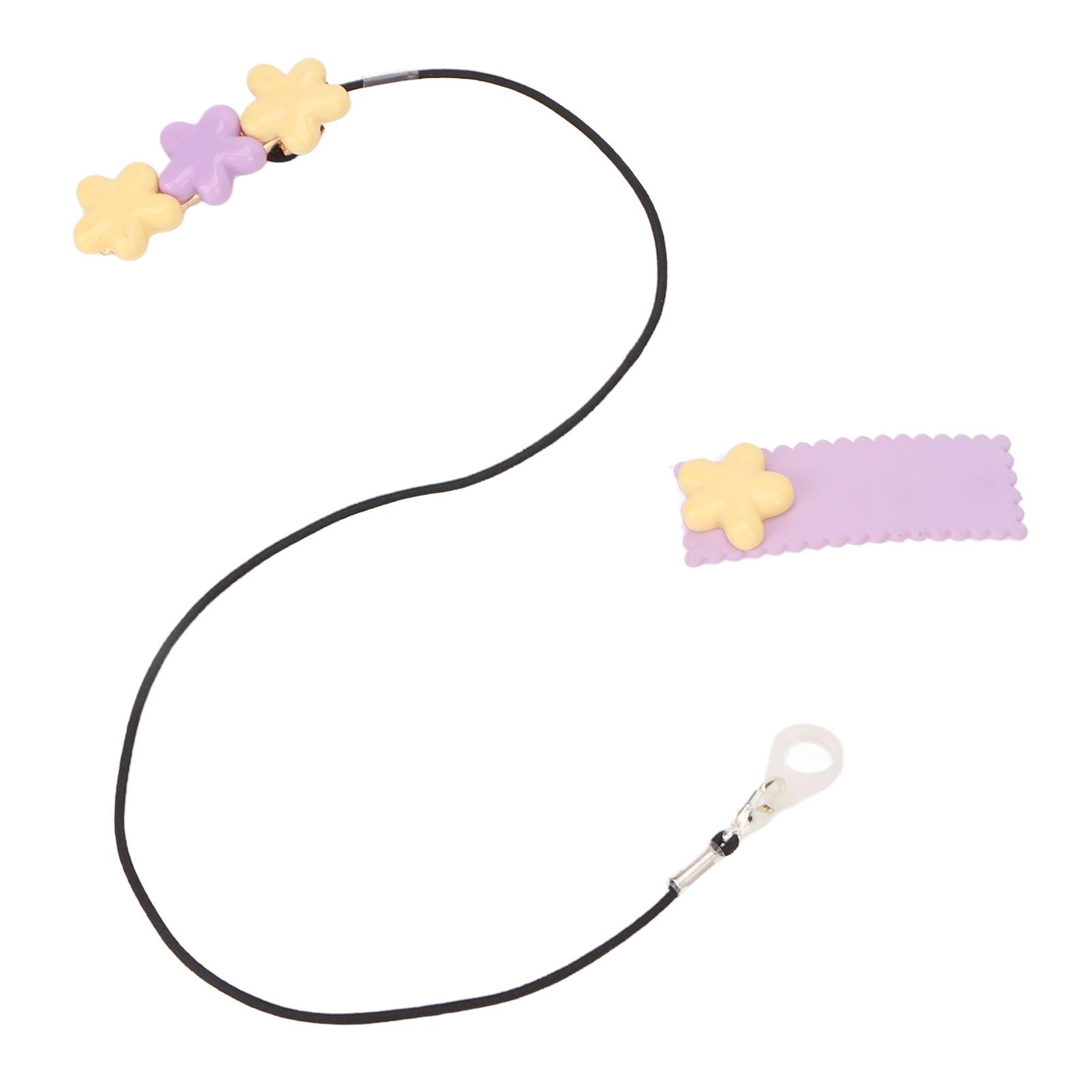 

Кліпса для слухового апарату Запобігає втраті Милі Квіти Гнучка Портативна Захисна Шнурівка для Слухового Апарату для Дітей Моноуральний