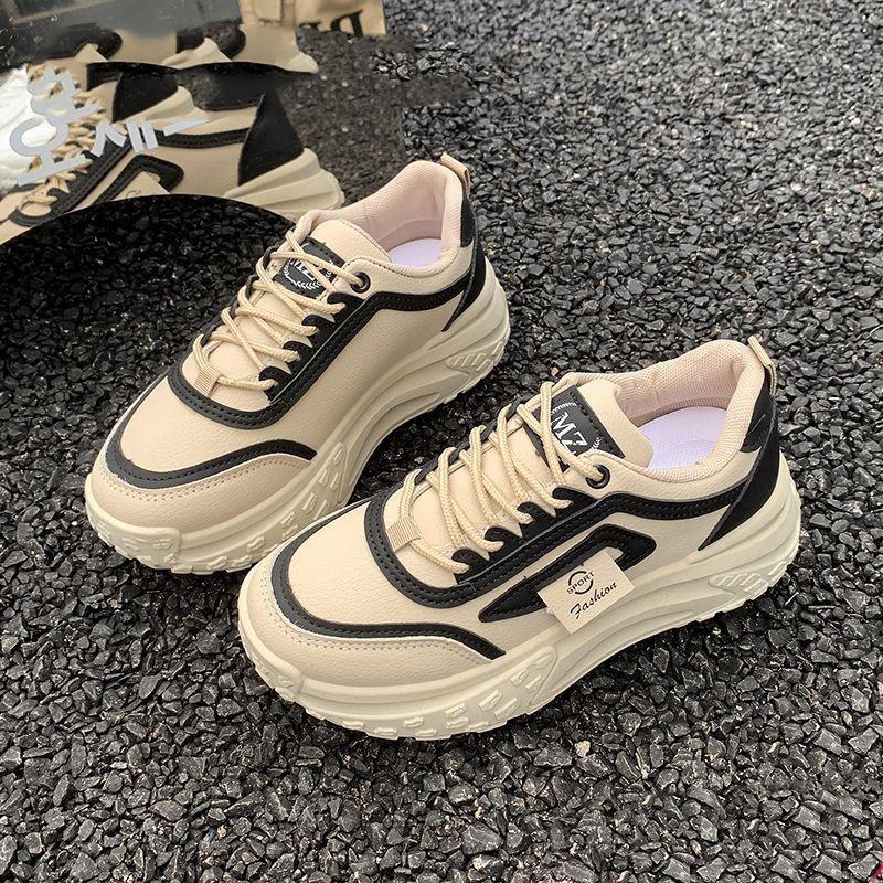 Thick bottom women's new spring leisure sports heightening dad muffin summer breathable soft bottom