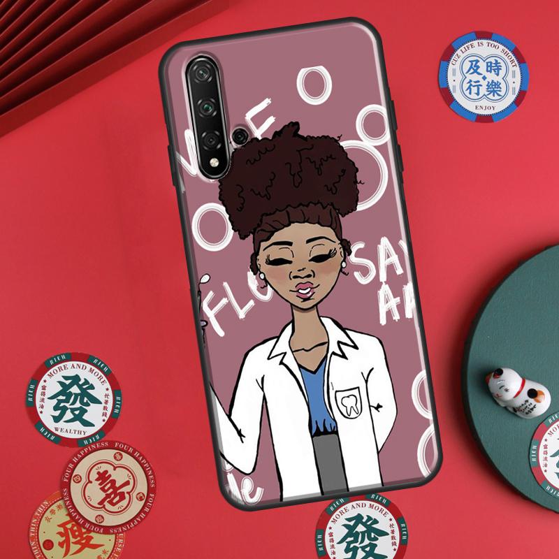 Cute Tooth Dentist For Huawei P60 Pro P30 P40 Lite Nova 7i 8i 11i 12i 12s 10 9 SE Y90 Y60 Y70 Y72 Y61 Y91 Case