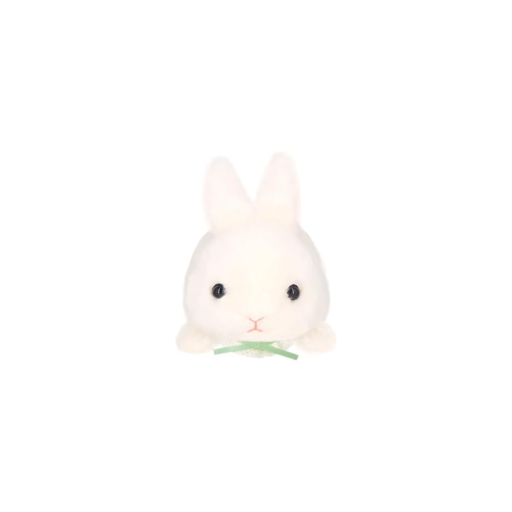 Sanei Boeki Chimoshi Rabbits Plush Toy White 9x14x11cm Soft Stuffed Animal