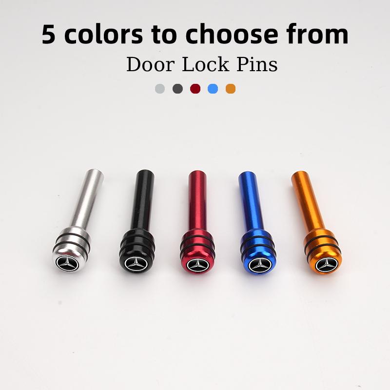 Car Door Lock Knob Door Lift Button Locking Pins For Mercedes Benz AMG W204 W205 W203 W211 W201 W210 W108 W124 W126 W140 W168 W1