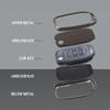 Interior Mouldings Alloy Leather Car Key Case For Renault GT line Kadjar Captur Megane Sandero Stepway Logan Clio5 Arkana Renaul