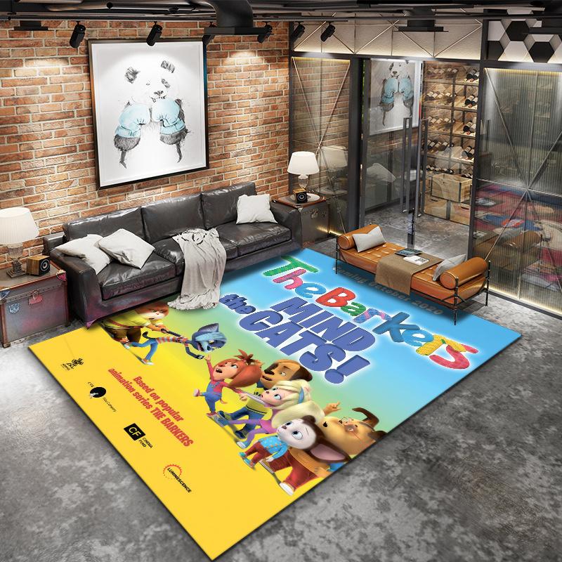 Barboskiny Carpet Rug for Living Room Bedroom Home Sofa Decoration,Kids play Nonslip Floor Mat