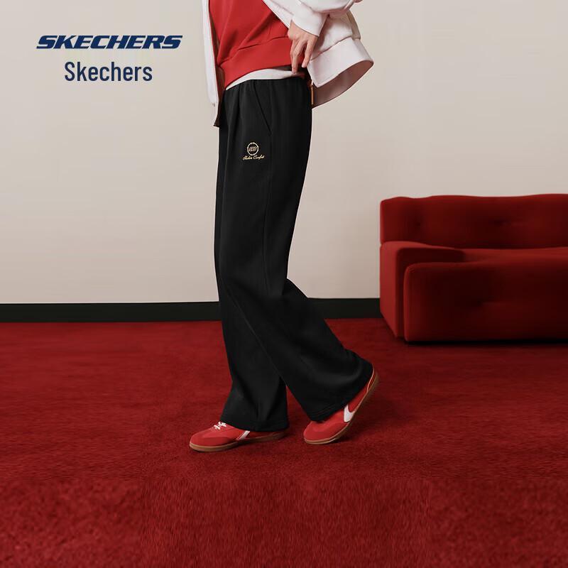 Skechers Women's L126W003 Loose Wide-Leg Sweatpants