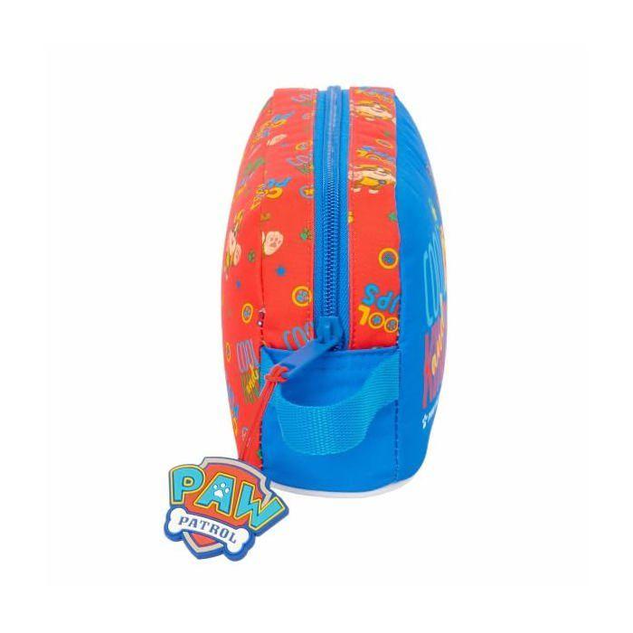 Porte-petit-déjeuner thermique - safta - 21,5x6,5x12 cm - Rouge, Bleu - Polyester - Capacité 1,7 l - Fermeture éclair