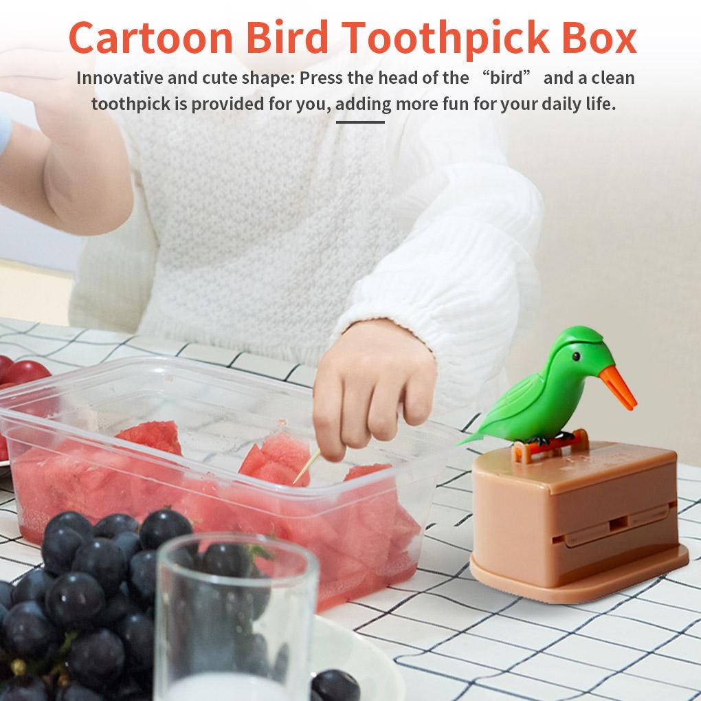 Toothpick Box Toothpick Storage Casetomatic Dispenser Bird Shape Holder