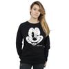 Disney Damen-/Damen-Sweatshirt mit Mickey-Mouse-Gesicht
