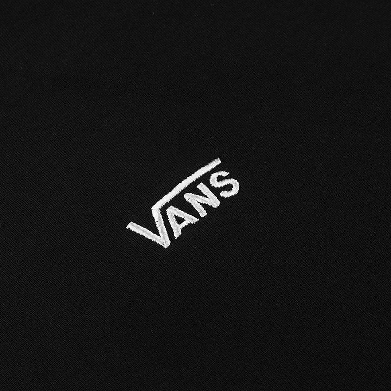 Vans Letter Round Neck Pullover Short Sleeve T-Shirt Unisex T-Shirt Black VN0A7PZPBLK
