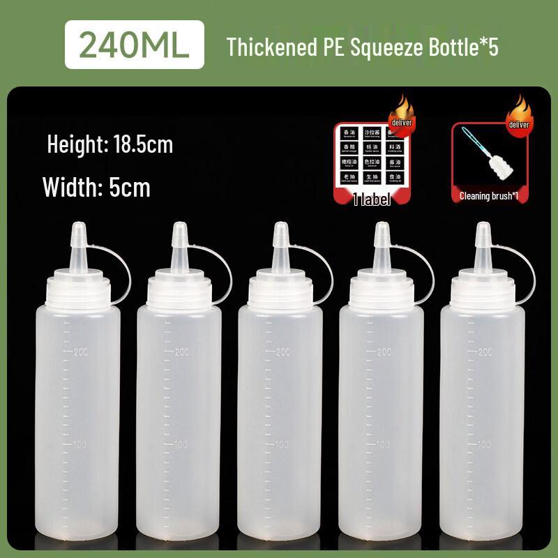 

ZISIZ Household Squeeze Sauce Bottle