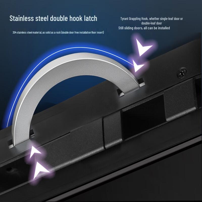 JY Smart Face Recognition Glass Door Lock