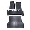 TPE waterproof and wear-resistant floor and trunk mats for Toyota Land Cruiser 80 (RHD).
