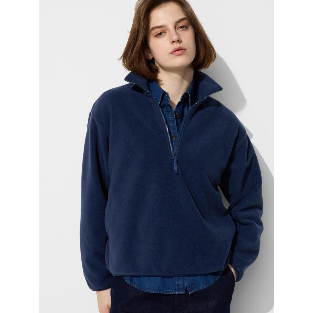 Uniqlo Japan Fleece Half Zip Pullover