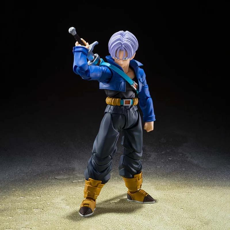 Shfiguarts Dragon Ball Trunks Anime Figures SHF Trunks Boy From Future Collection Model Action Figure Toys Child's Gifts