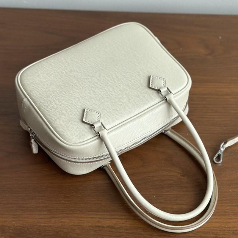 Neue Feder high-end Federtasche echtes Rindsleder tragbare Umhängetasche kleine quadratische Tasche Damentasche