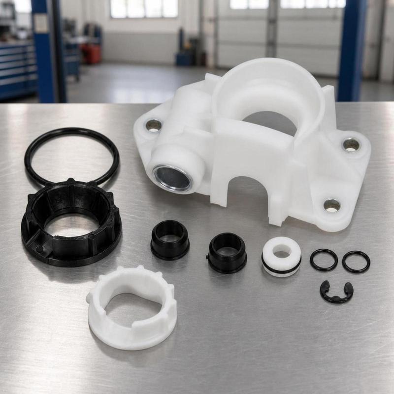 Car Service Seal Pack Auto Repair Kit with Retaining Clip and Rubber Rings for Fiat Professional Workshop Use