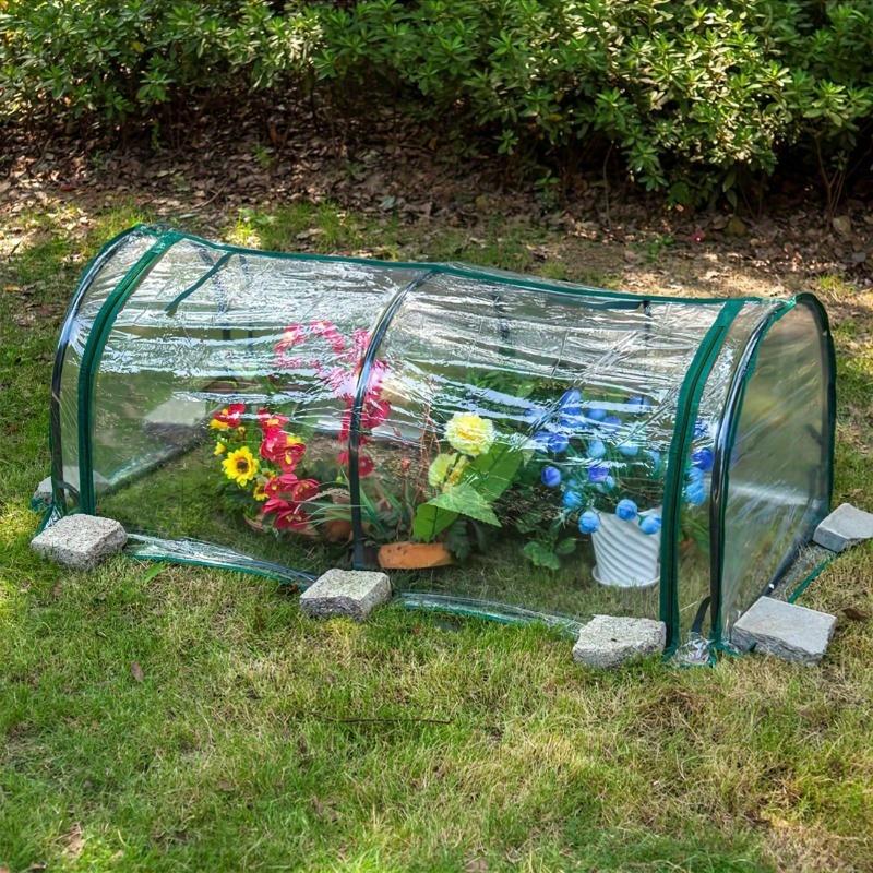 Transparent Plastic Greenhouse - Manually Installed Indoor/outdoor Plant Tents for Flowers and Vegetables, Plant Growth Bags