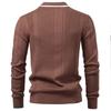 Men's Casual Long-sleeved Lapel Sweater