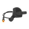Elektrisches Fahrrad Daumenbeschleuniger Reaktionsschneller Bike Umbau Trigger Gasgriff mit Wasserdichtem Stecker für 22,2 mm Lenker