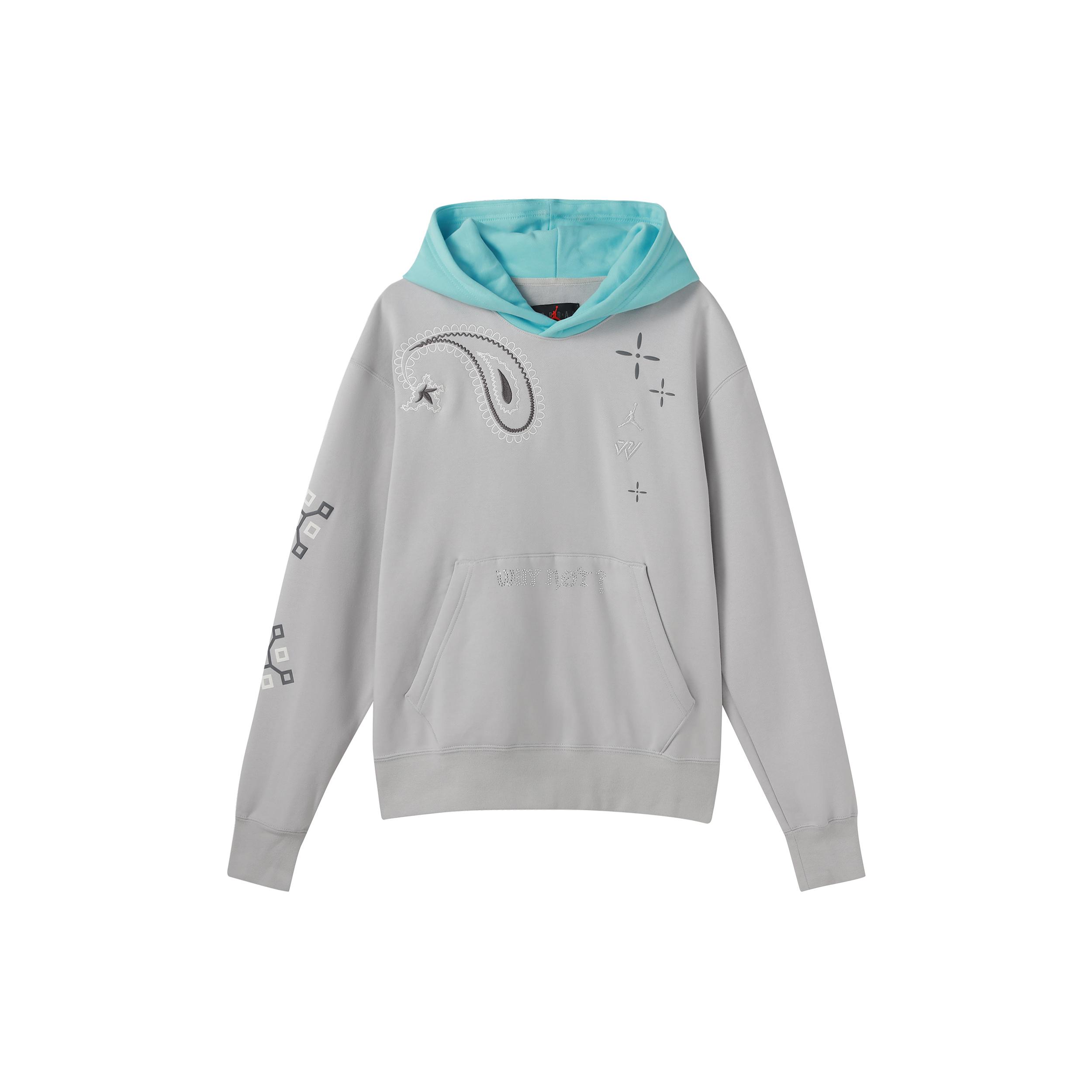 Jordan Sweatshirts Men s Gray Hooded Moderate Regular DO2504-097 S