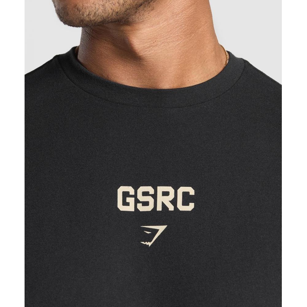 Gymshark Running Graphic T shirT Black A7a2k Bb2j
