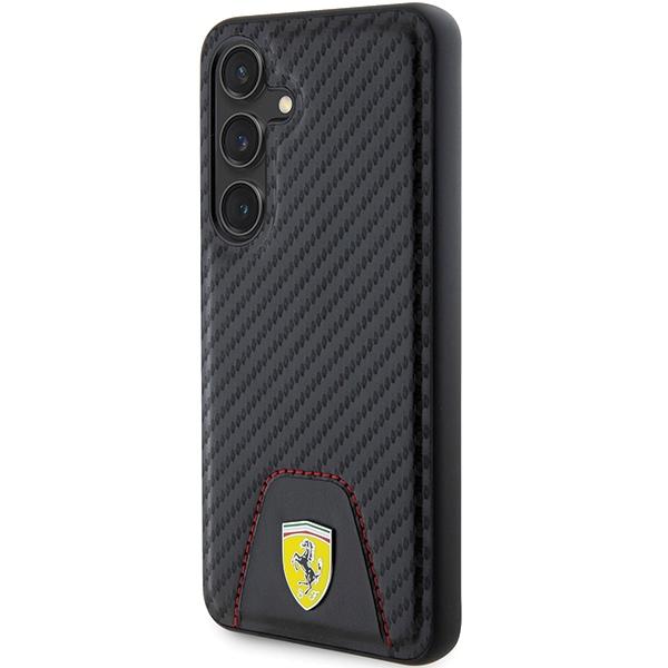 Ferrari Fehcs24Sn3Puk S24 S921 Czarny/Black Hardcase Carbon Stitched Bottom