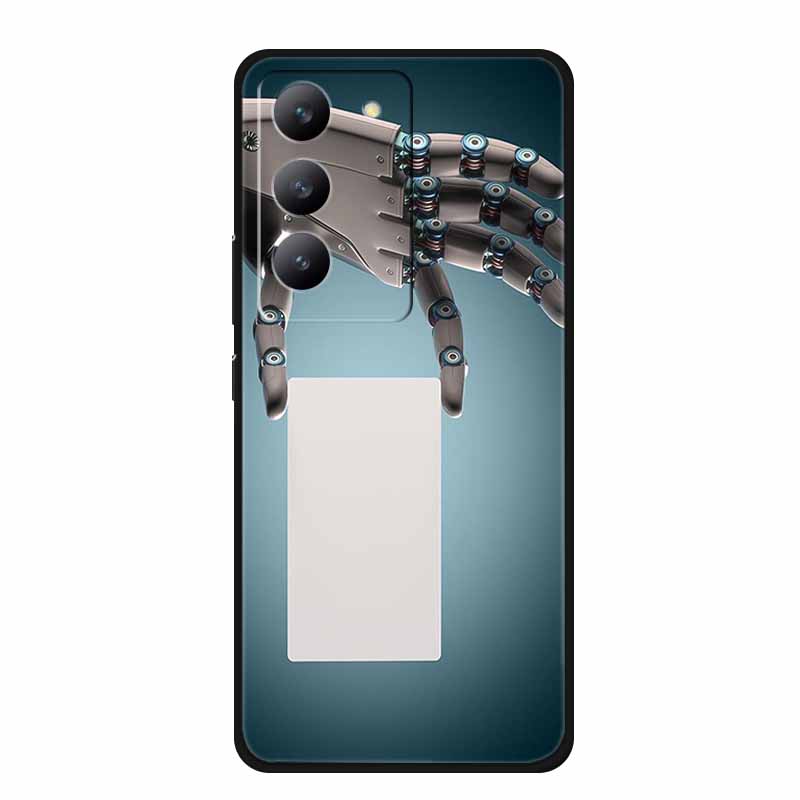 For Redmi 15 Phone Case Fashion Pictures Black Silicone TPU Soft Back Cover Case For Xiaomi Redmi 15 4G 5G Case Redmi15 Bag 6.9"