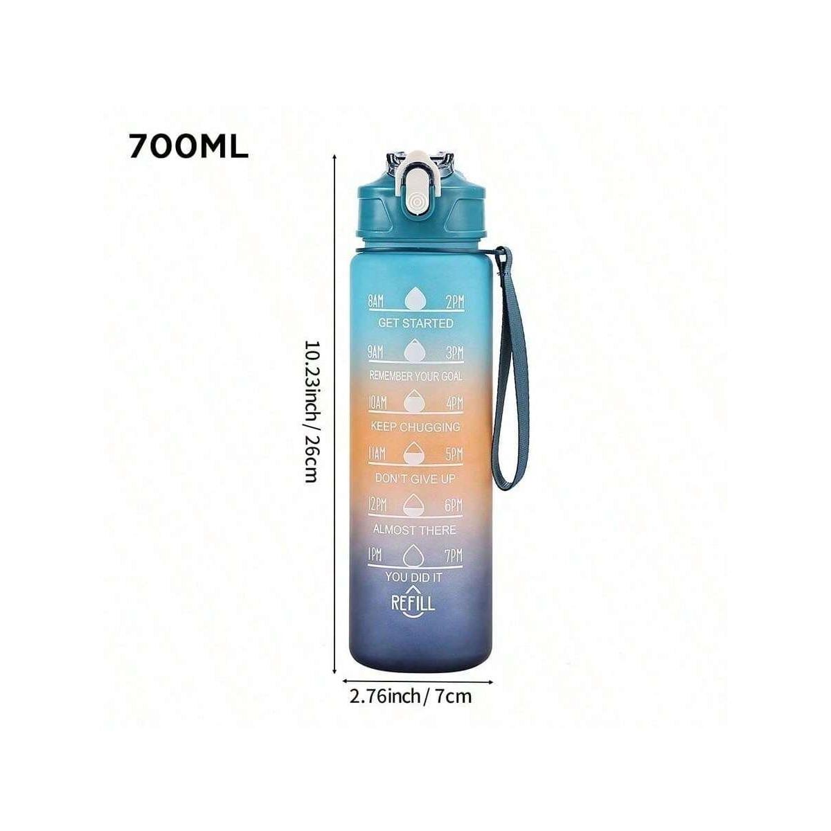 1 Gradient Plastic Water Cup For Outdoor Activities 26x7cm