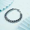2026 Color Zircon Bracelet, Non-Fading Silver Jewelry Light Luxury Niche Crystal Bracelet Jewelry