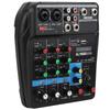 4 Channel Music Console Mixer Sound Mixing for Bluetooth USB Home Production K Songs
