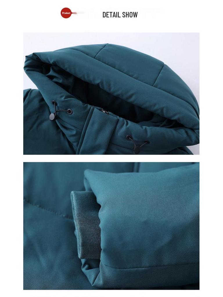 Women's Mid-Length 2025 Winter White Duck Down Jacket - High-end Korean Style, Slimming, Thickened Coat