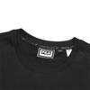 Fila Original Solid Color Logo Embroidered Comfortable Lightweight Breathable Short Sleeve Round Neck T-Shirt Unisex T-Shirts Black F51M519101F-BK