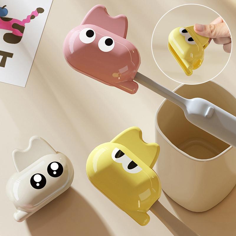 1/3PCS Travel Toothbrush Head Covers Toothbrush Protector Cap Brush Pod Case Protective Portable Plastic Clip for Household