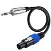 Professionelles Lautsprecherkabel Speakon auf 1/4-Zoll (6,35 mm) TS-Kabel für professionelle Systeme Universelle Kompatibilität
