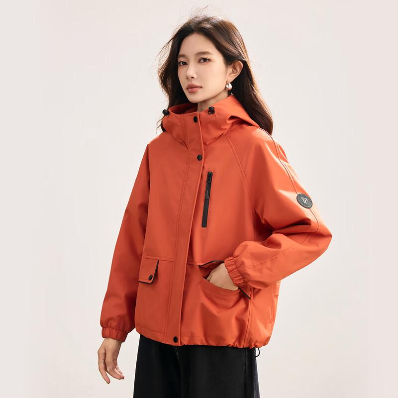 TERRE BLEUE Women's Hooded Outdoor Padded Jacket