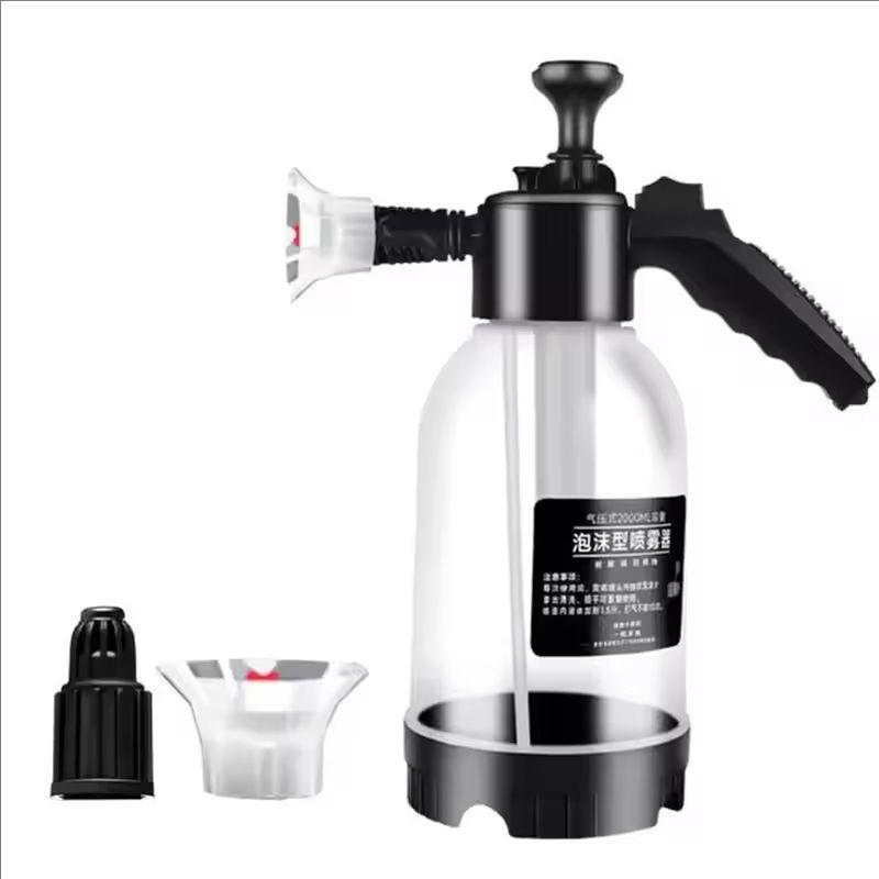 

2L Car Wash Foam Spray Bottle • Adjustable Foam Nozzle • High-Pressure Cleaning for Cars & Homes