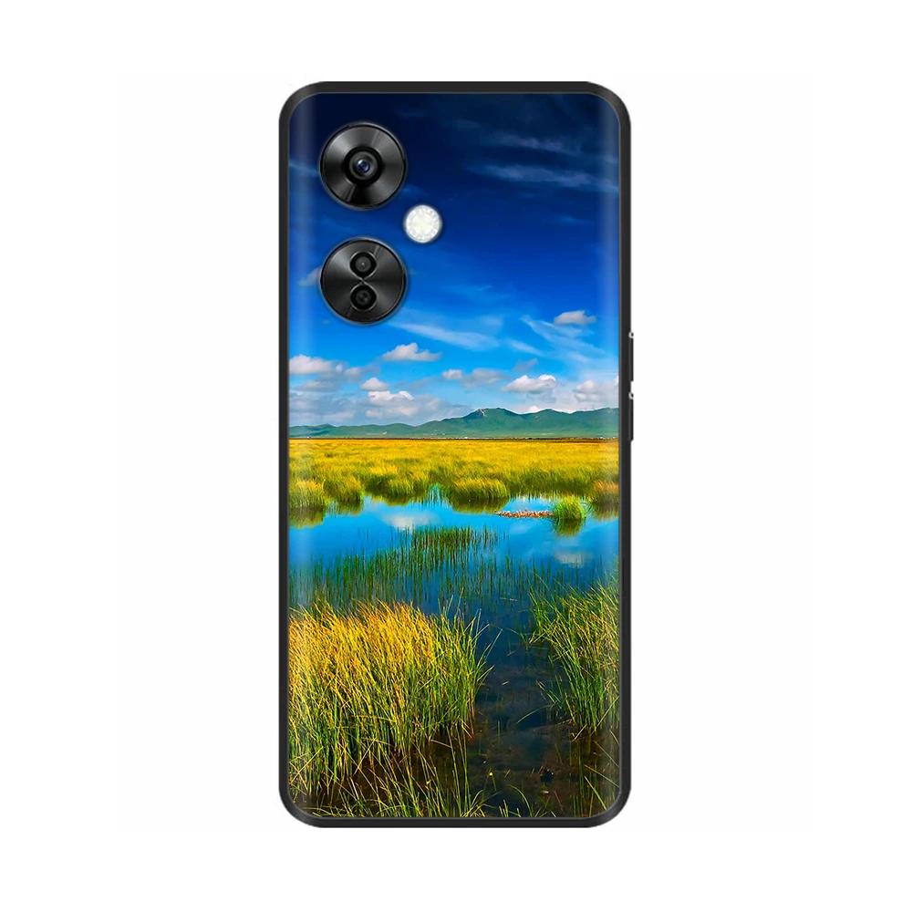 Für OnePlus Nord CE 3 Lite 5G Hülle Blume Silikon Weiche Rückseite Für Oneplus Nord CE3 5G NordN30 Handyhülle Schutzhülle