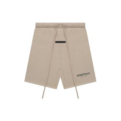 Fleece Shorts Unisex Bottoms Tan FOG-FW21-182