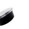 Disposable Black Round Food Container with Vented Dome Lid
