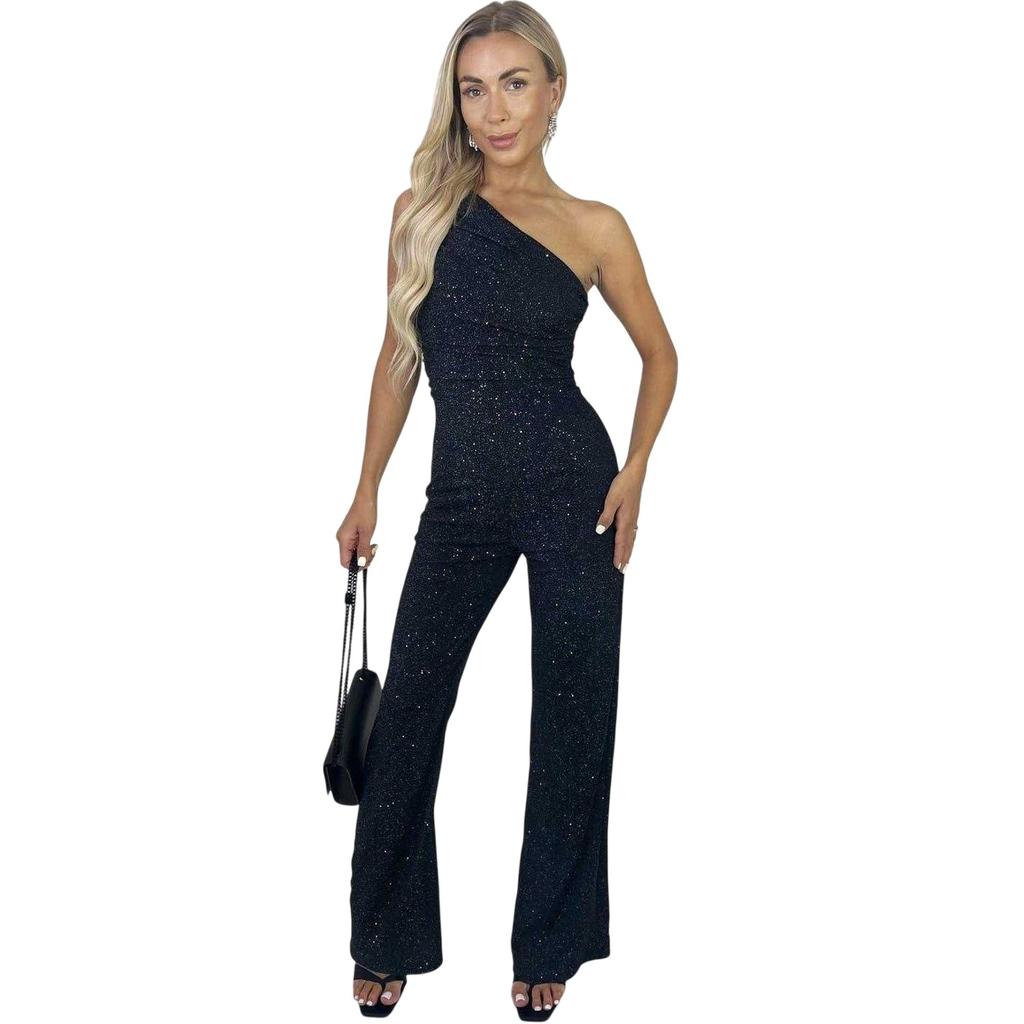 AX Paris Womens/Ladies Sparkle One Shoulder Jumpsuit