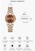 Rose Gold Watch with Brand Stainless Gift for Brown Women's Crystals, Stylish, Waterproof, Name, Business, Steel, Luxury, Cute, Her,