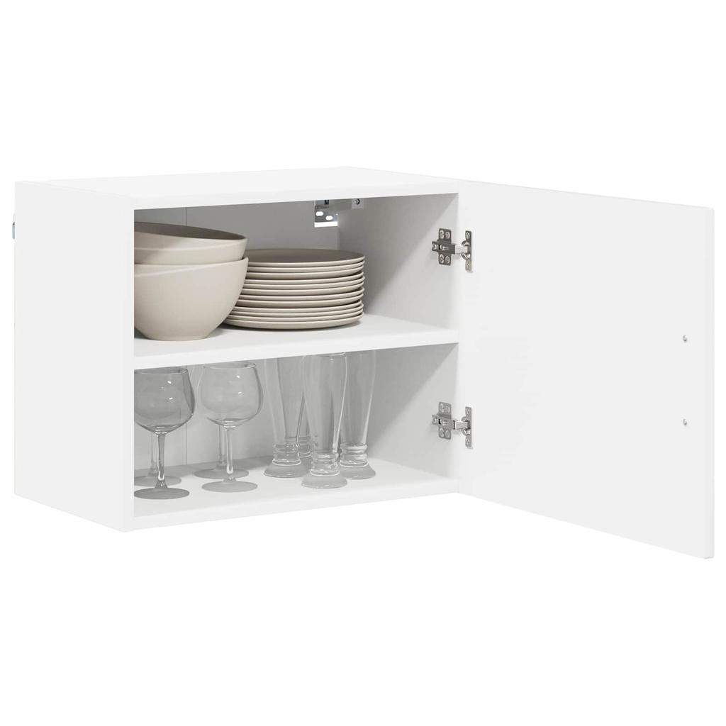 Wall Cabinet LUCCA High Gloss White 50 X 31 X 40 Cm Particleboard